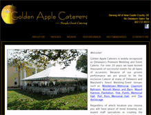 Tablet Screenshot of goldenapplecaterers.com
